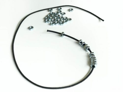 روش ساخت دستبند مهره ای با گره کشویی